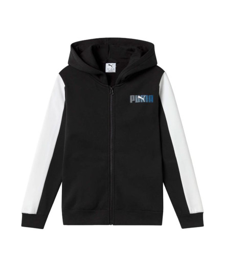 Veste Puma Essentials Logo Lab Fz d Noir Enfant