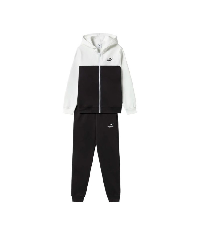 Chándal Puma Hooded Fz Sweat Suit Negro P Infantil