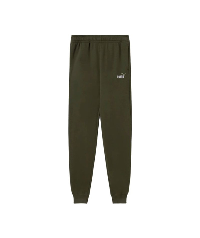 Pantalón Puma Ess 2 Color No. 1 Lo Dark Olive Infantil