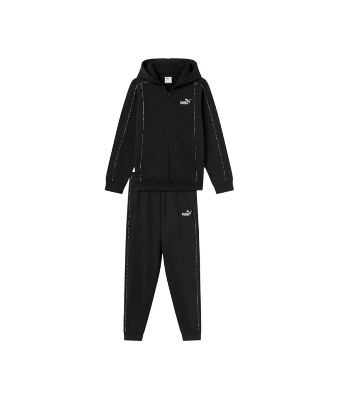 Fato de treino Puma Ess+ Animal Fz Hoode Preto Menina