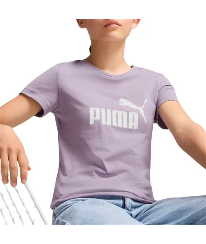 Camiseta Casual Menina T-shirt Puma Ess Logo G...