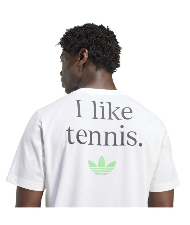 Camiseta de Tênis adidas Tns Ori Homem Branco