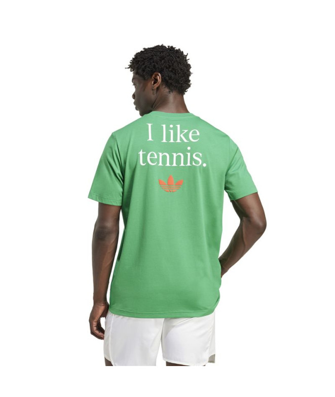 T-shirt de Tennis adidas Tns Ori Homme Vert