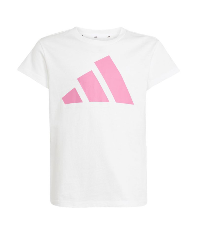Camiseta adidas Jg Bl 160 Niña Blanco / Rosa