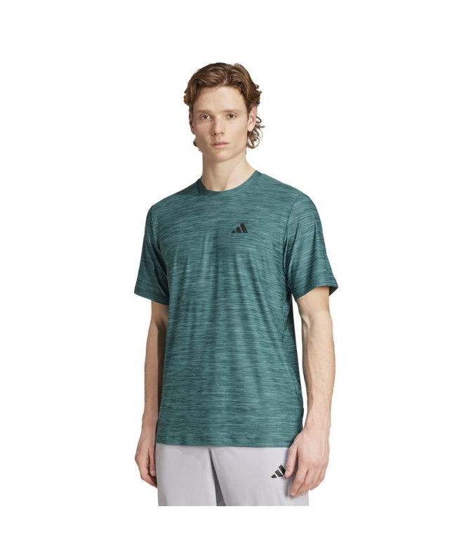 T-shirt de Fitness adidas Tr-Es Stretch Homme Vert