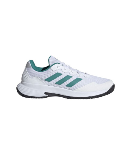 Sapatilhas de Pádel adidas Gamecourt 2 Homem Branco/Verde Sapatilhas de Pádel adidas Gamecourt 2 Homem Branco/Verde