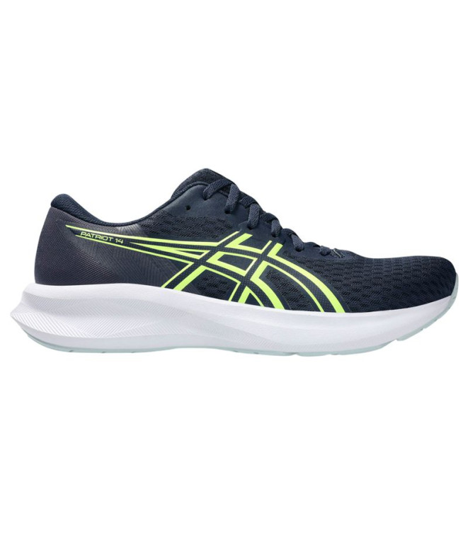 Zapatillas de Running ASICS Patriot 14 Hombre Azul Oscuro/Amarillo
