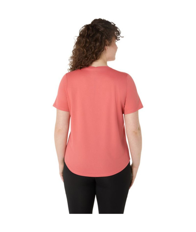 Camiseta de Running ASICS Core Ss Top Mulher Rosa