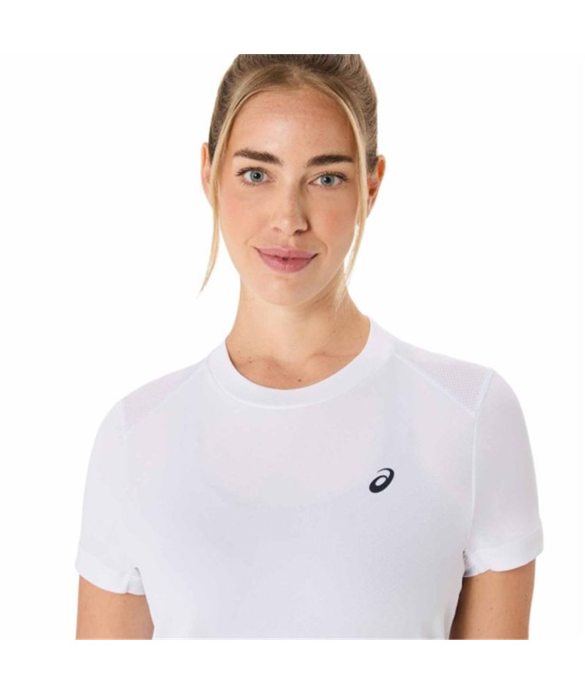 T-shirt de Tennis ASICS Court Ss Haut Femme Blanc