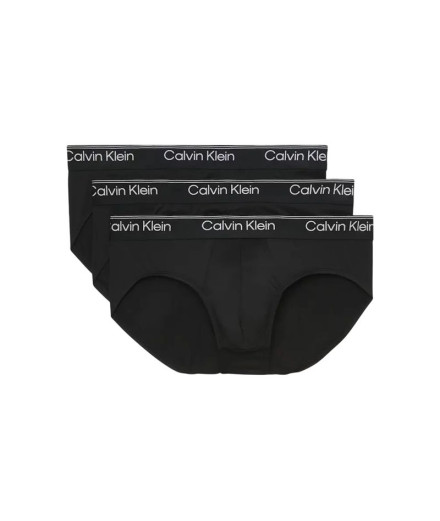 Slip Calvin Klein 3PK Culottes Homme Noir
