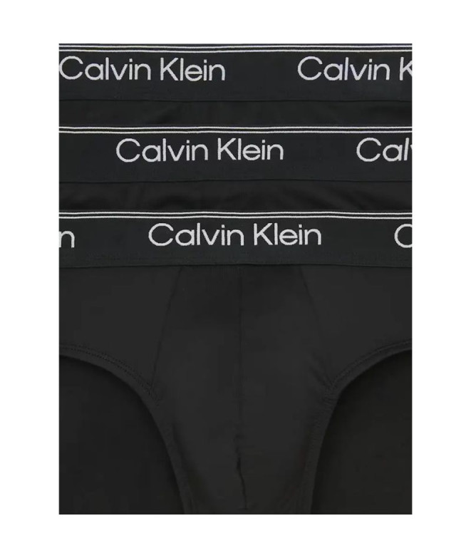 Slip Calvin Klein 3PK Culottes Homme Noir