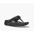 Chanclas de recuperación Hoka Ora Recovery Flip Mujer Negro/Dk Gris