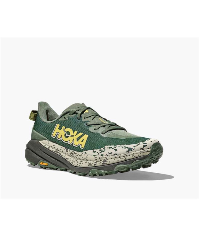 Zapatillas de Trail Hoka Speedgoat 6 Hombre Verde