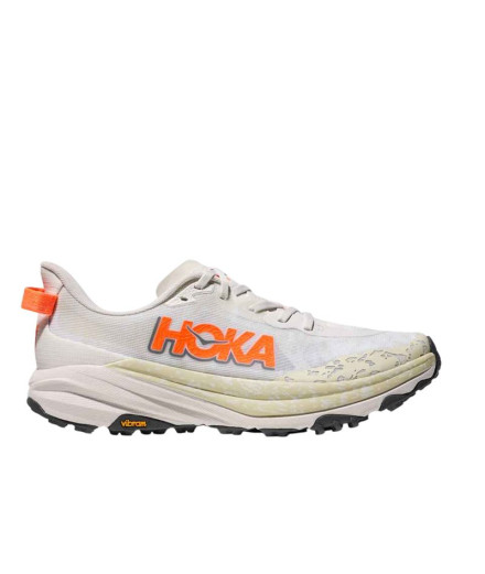 Zapatillas de Trail Hoka Speedgoat 6 Hombre Blanco/Naranja
