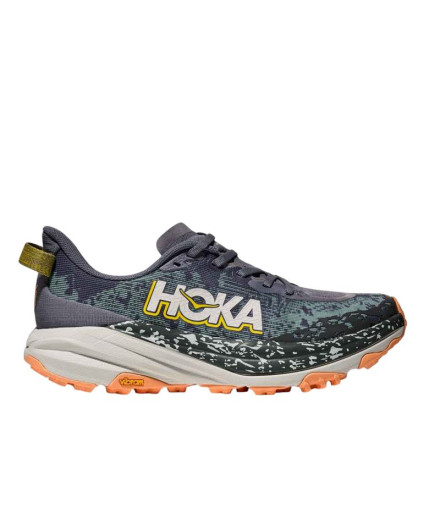 Sapatilhas de Trail Hoka Speedgoat 6 Mulher Cinza