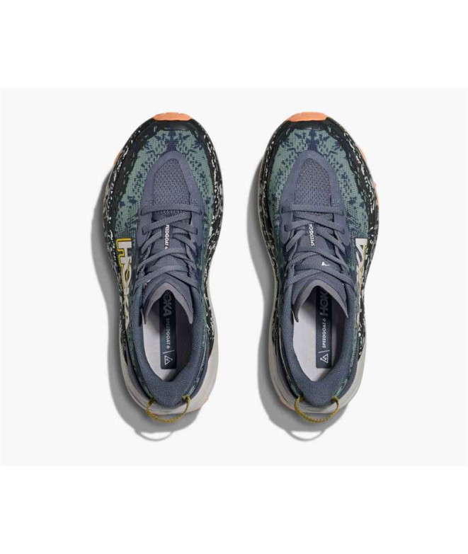 Sapatilhas de Trail Hoka Speedgoat 6 Mulher Cinza