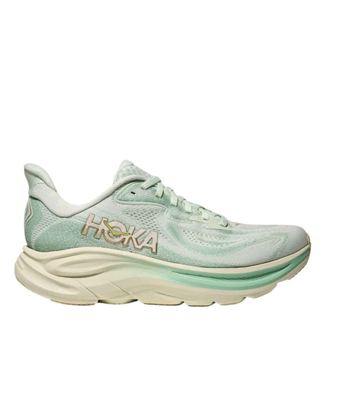 Sapatilhas de Running Hoka Clifton 10 Mulher Verde