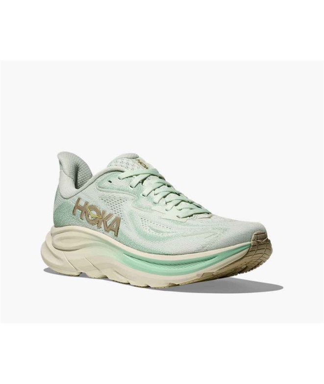 Sapatilhas de Running Hoka Clifton 10 Mulher Verde