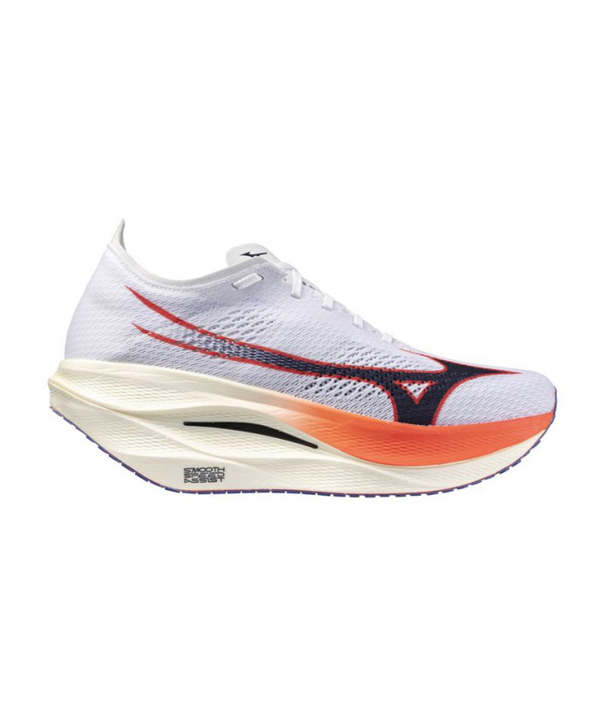 Zapatillas de Running Mizuno Wave Rebellion Pro 3 Blanco/Azul