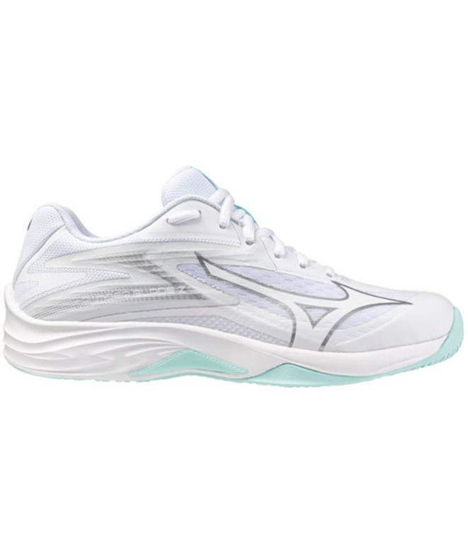 Zapatillas de Voleibol Mizuno Thunder Blade Z Mujer Blanco/Azul