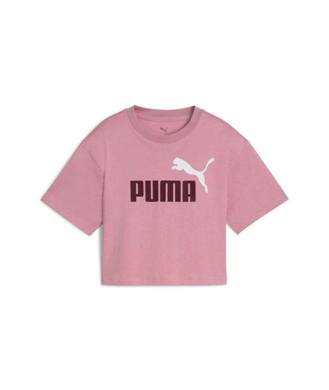 Camiseta Puma Essentials 2 Color No. 1 Lo Menina Rosa
