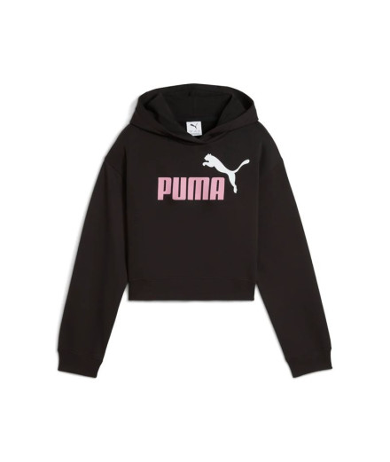 Moletom Puma Essentials 2 Color No. 1 Lo Menina Preto/ Rosa