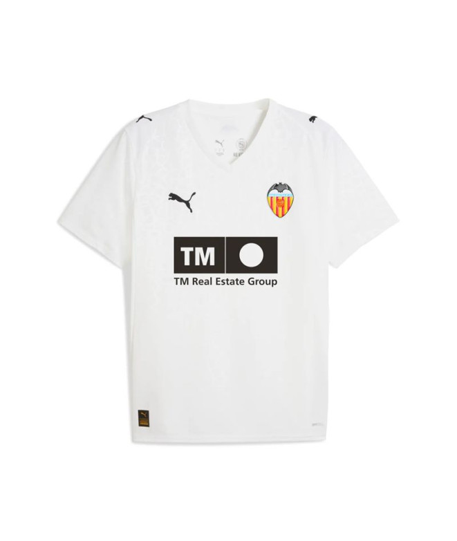 T-shirt de Football Puma Valencia C.F. Home Repl Enfant Blanc
