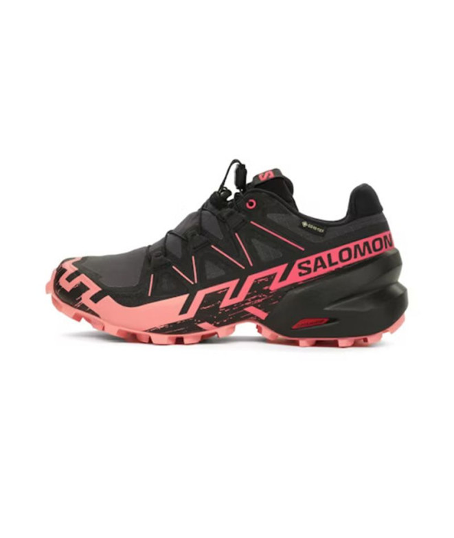 Chaussures de Trail Salomon Speedcross 6 Gtx W Femme Noir