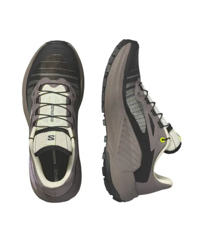 Zapatillas de Trail Salomon Genesis W Mujer Gris