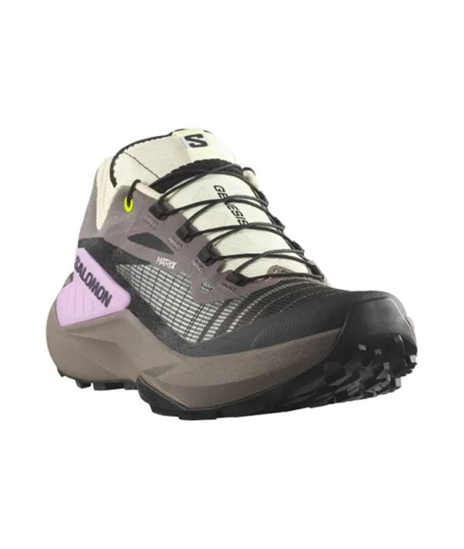 Chaussures de Trail Salomon Genesis W Femme Gris