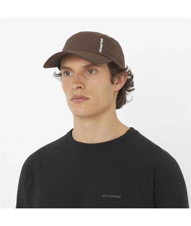 Boné Salomon Shkout Grão de Café Marrom