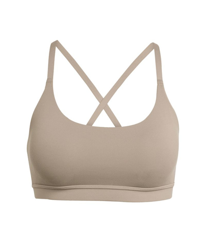 Sutiã esportivo de Fitness adidas All Me Ls Mulher Marrom