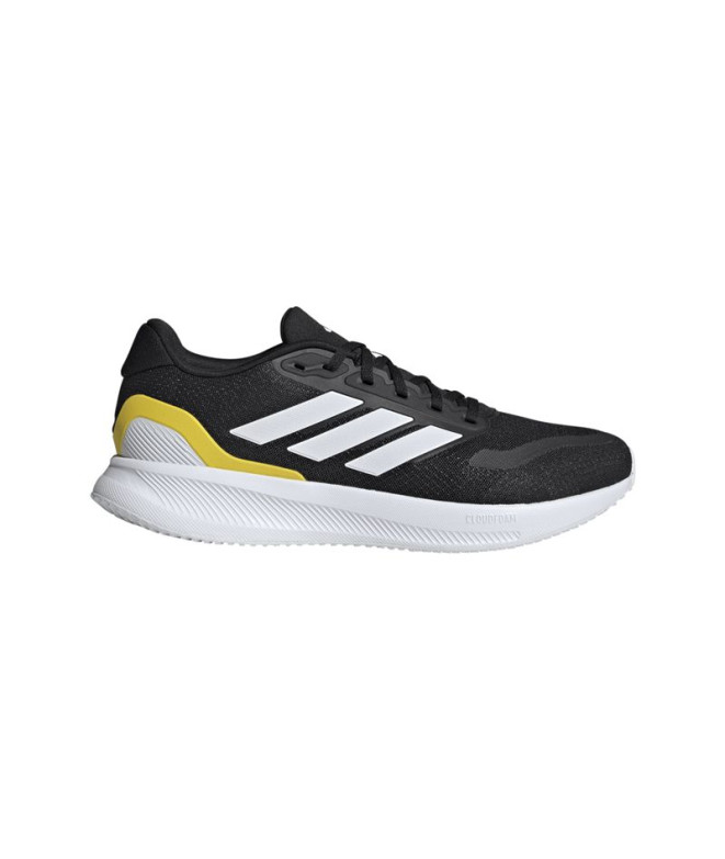 Chaussures de Running adidas Runfalcon 5 Homme Noir/ Jaune
