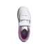 Zapatillas adidas Hoops 4.0 Cf C Infantil Negro/Morado