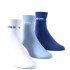 Chaussettes adidas Lin Kids Crw 3P Enfant Blanc/Bleu