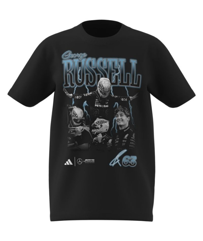 Camiseta adidas Mer Gr Gfxtee Infantil Preto