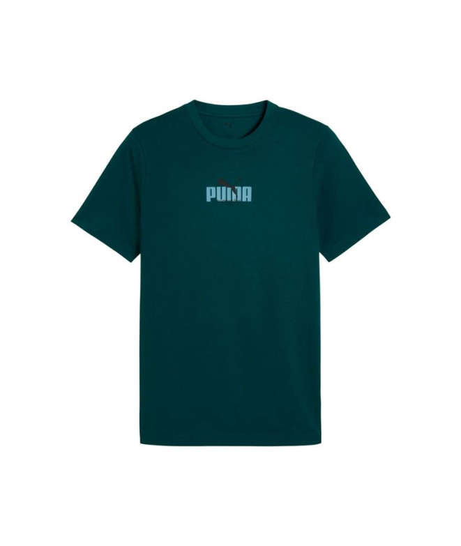 Camiseta Puma Graphic Wording Verde Terrain Hombre