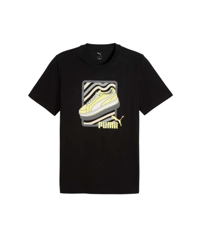Camiseta Puma Graphic Sneaker, Preto, Homem