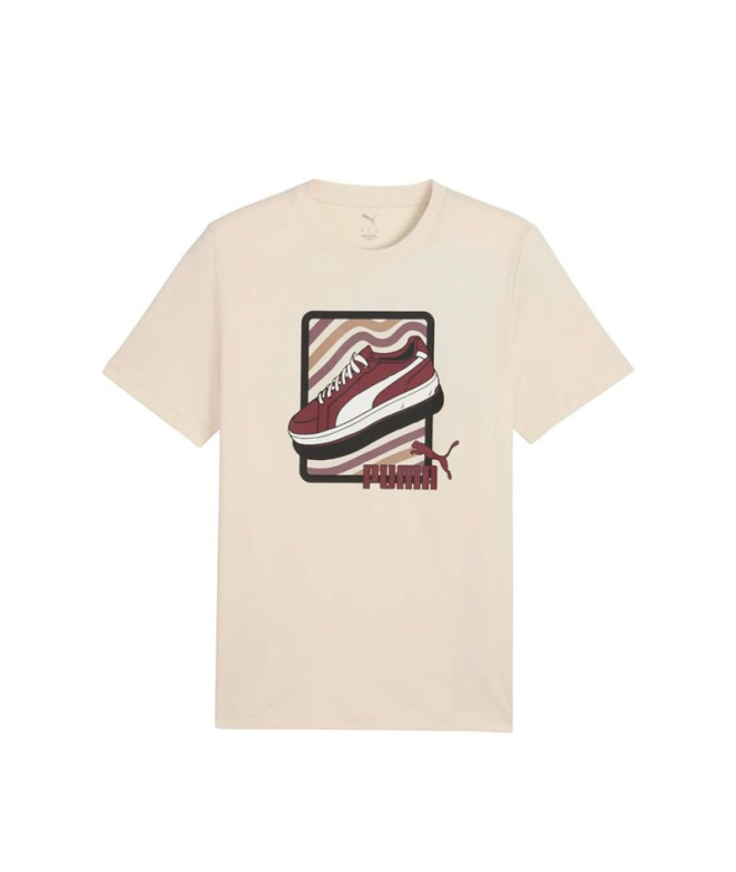 Camiseta Puma Graphic Sneaker, Alpine Snow, Homem