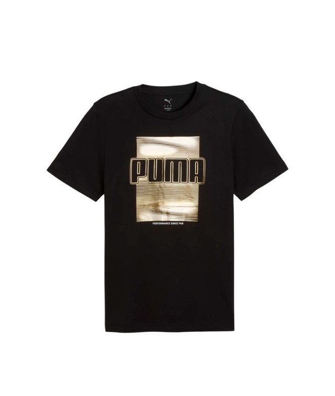 T-shirt Puma Graphic Foil Noir Homme