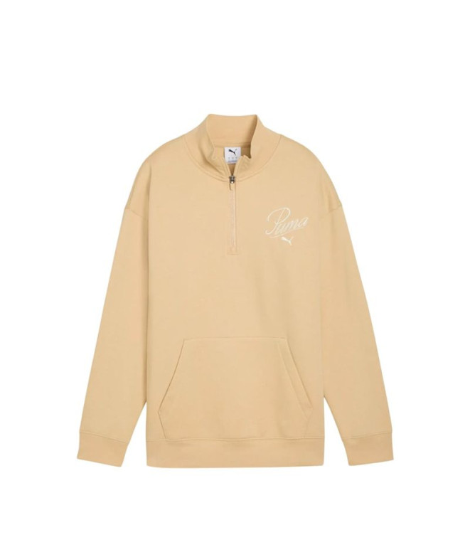 Sudadera Puma Essentials Script Relaxed H,Pebble Path, Mujer