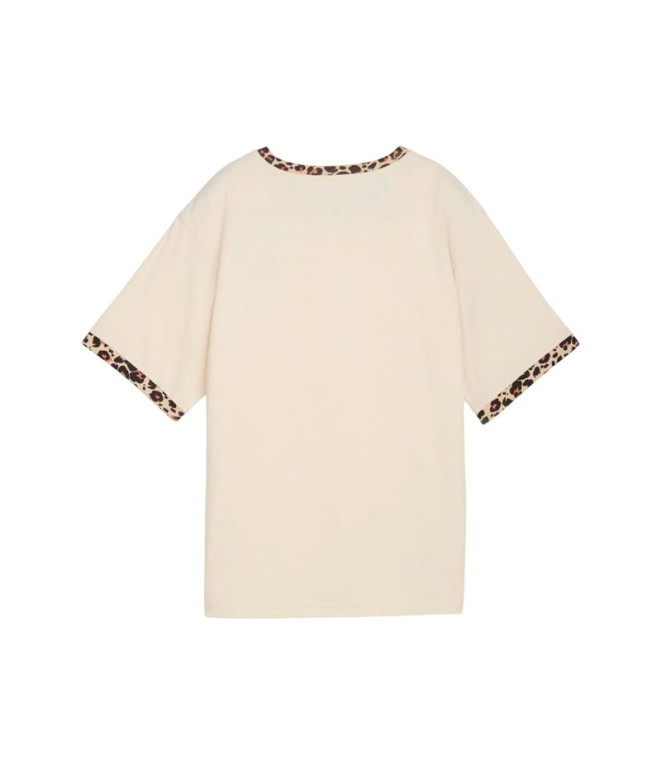 Camiseta Puma Essentials Graphic Animal R Beige...