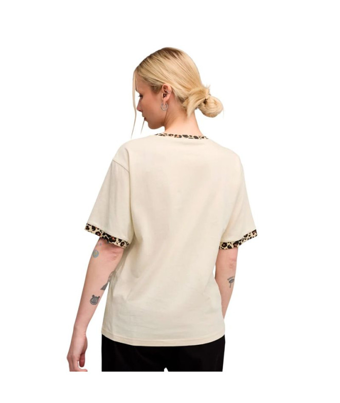 Camiseta Puma Essentials Graphic Animal R Beige...