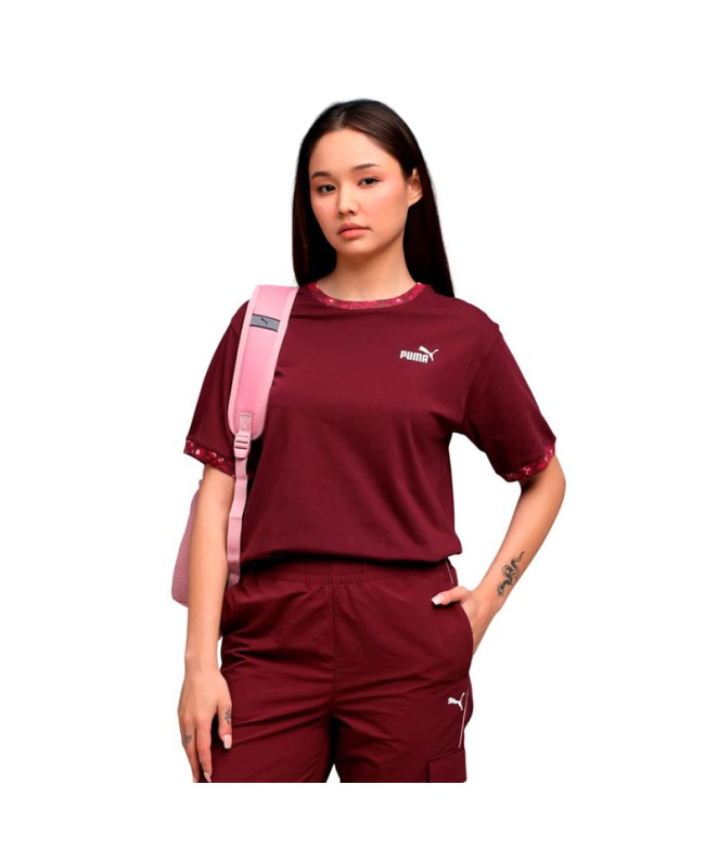 T-shirt Puma Essentials Graphic Animal R Grenat...