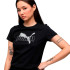 T-shirt Puma Essentials Logo Lab Femme Noir