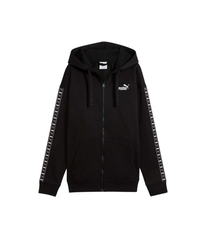 Sweat Puma Essentials Tape Relaxed Ful, Noir, Femme