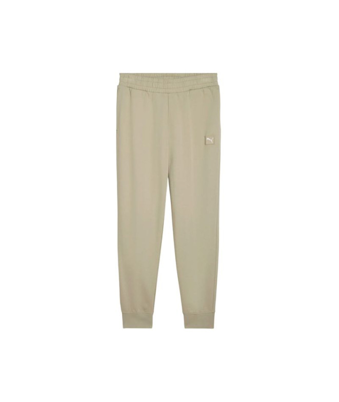 Pantalón Puma Essentials Elevated Sweatpa Lux Army Mujer