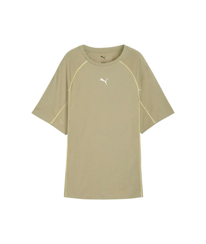 Camiseta Puma Sport Relaxed Lux Army Mujer