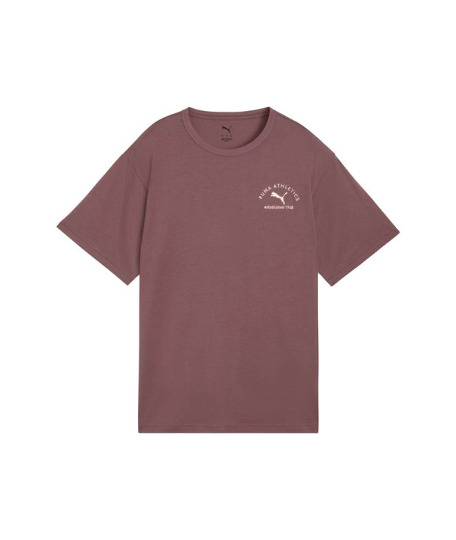 T-shirt Puma Class Relaxed Raisin Femme
