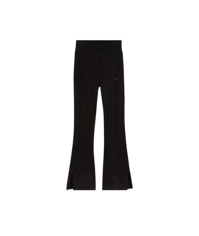 Mallas Puma Her High-Waist Flare Negro Mujer